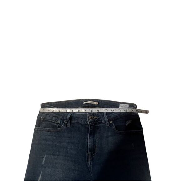 Levi 711 distressed Skinny Jeans Sz 29/29 - Picture 5 of 8